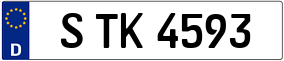 Truck License Plate